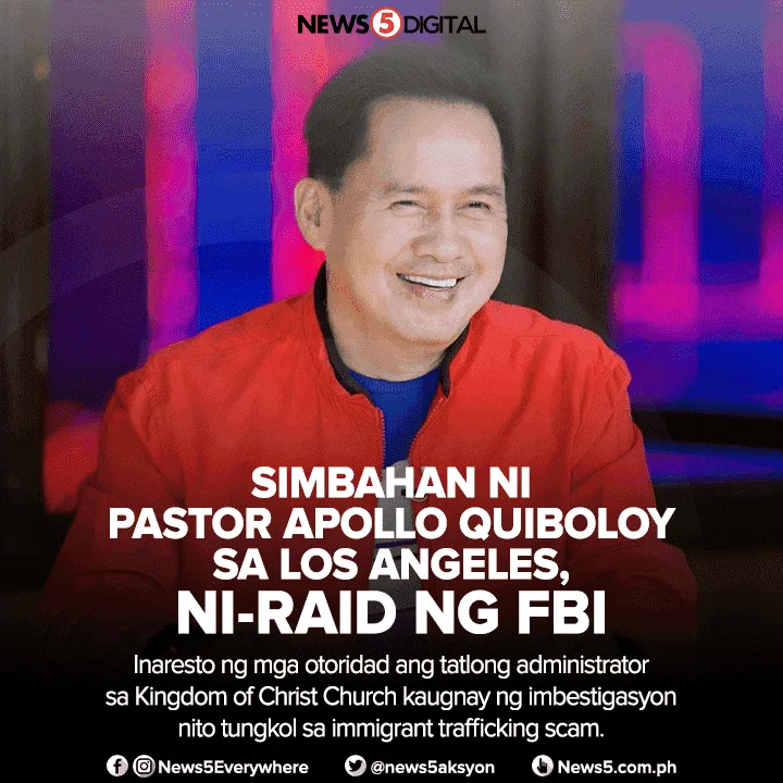 SImbahan ni Quiboloy, Ni-Raid sa US