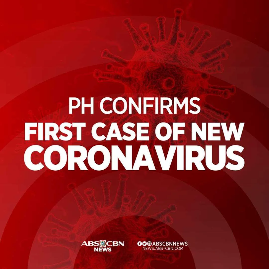 Confirmed! First case of Ncov in the Philippines!
