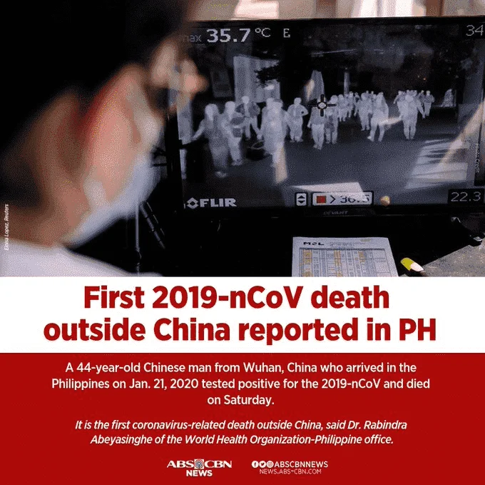 Philippines: First Coronavirus Death Outside China Reported