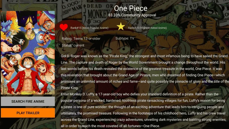 FireAnime for Mobile/Android TV/Smart TV - Gogoanime/Animeflix/AnimeFreak Server etc.