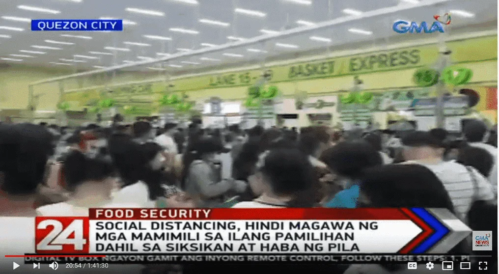 Social Distancing Pinoy Style
