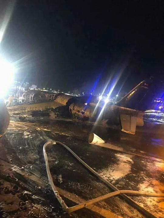 HAPPENING NOW! PLANE CRASH AT NAIA