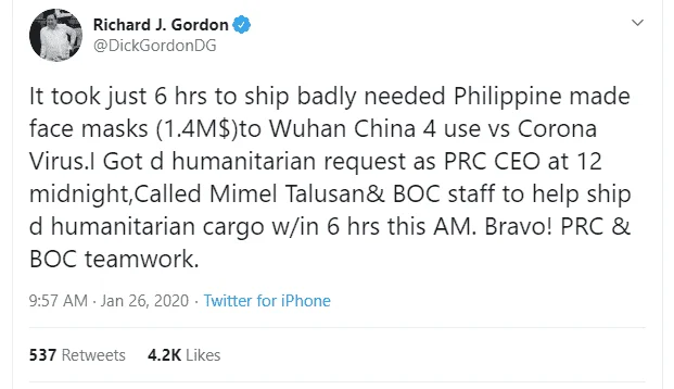 Senator Gordon no.1 pinaka mabait!!