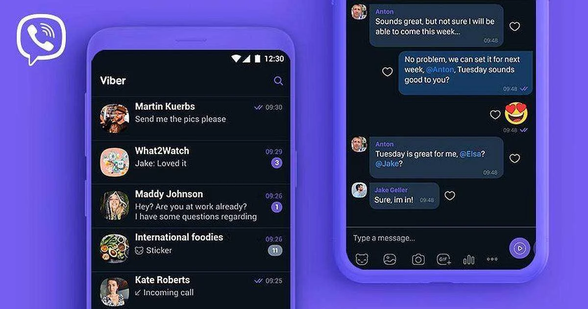 Viber Messenger - Messages, Group Chats & Calls v12.8.0.1 (pâtched).webp
