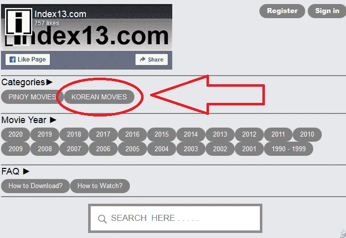 ✨▬║|► KOREAN MOVIE INDEX◄|║▬✨