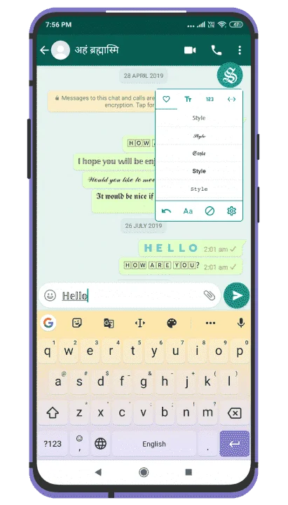 Stylish Text v2.3.7 b174 (Premium) (Modded) (SAP).webp