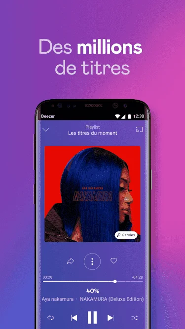 Déézér Music Player Songs, Playlists & Podcasts v6.2.0.10 (Beta) (Mod.webp