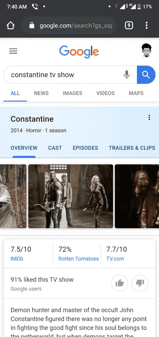 Request: Constantine