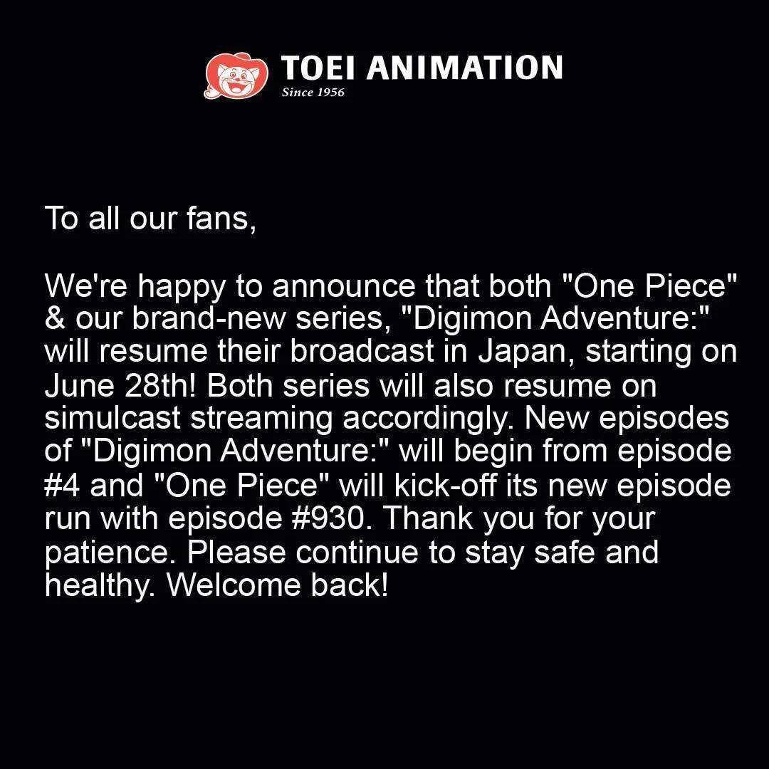 One Piece is back