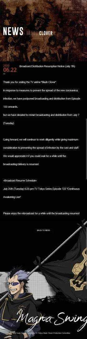 Good news Black Clover fans