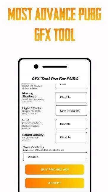 GFX Tool PUBG Pro (Advance FPS Settings + No Ban) v5.0 (ρáíd).webp
