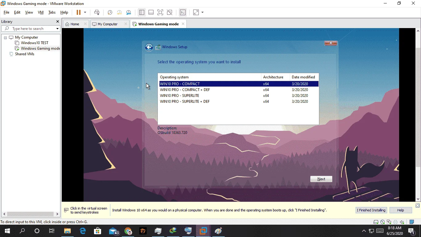 windows lite installation.webp