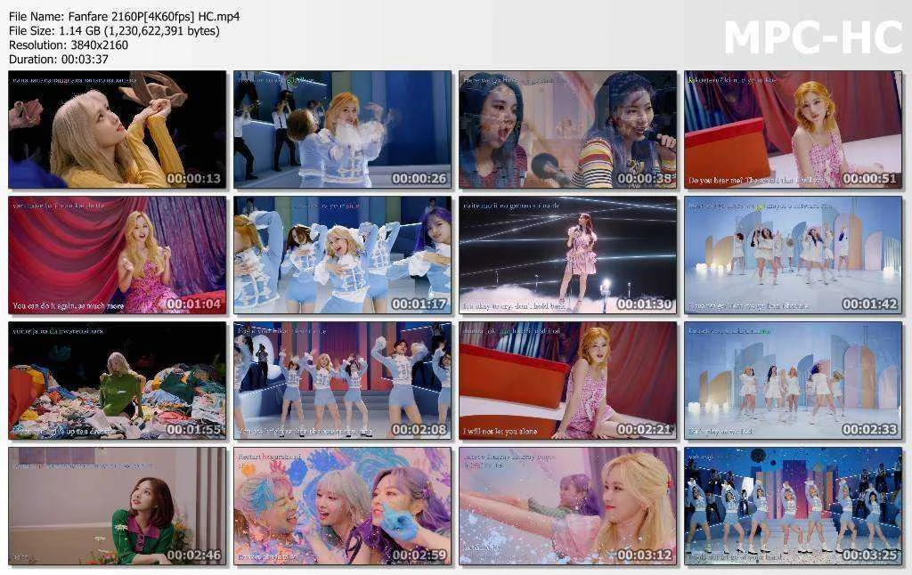 [MV] Fanfare 2160p60fps + Karaoke Fx - TWICE