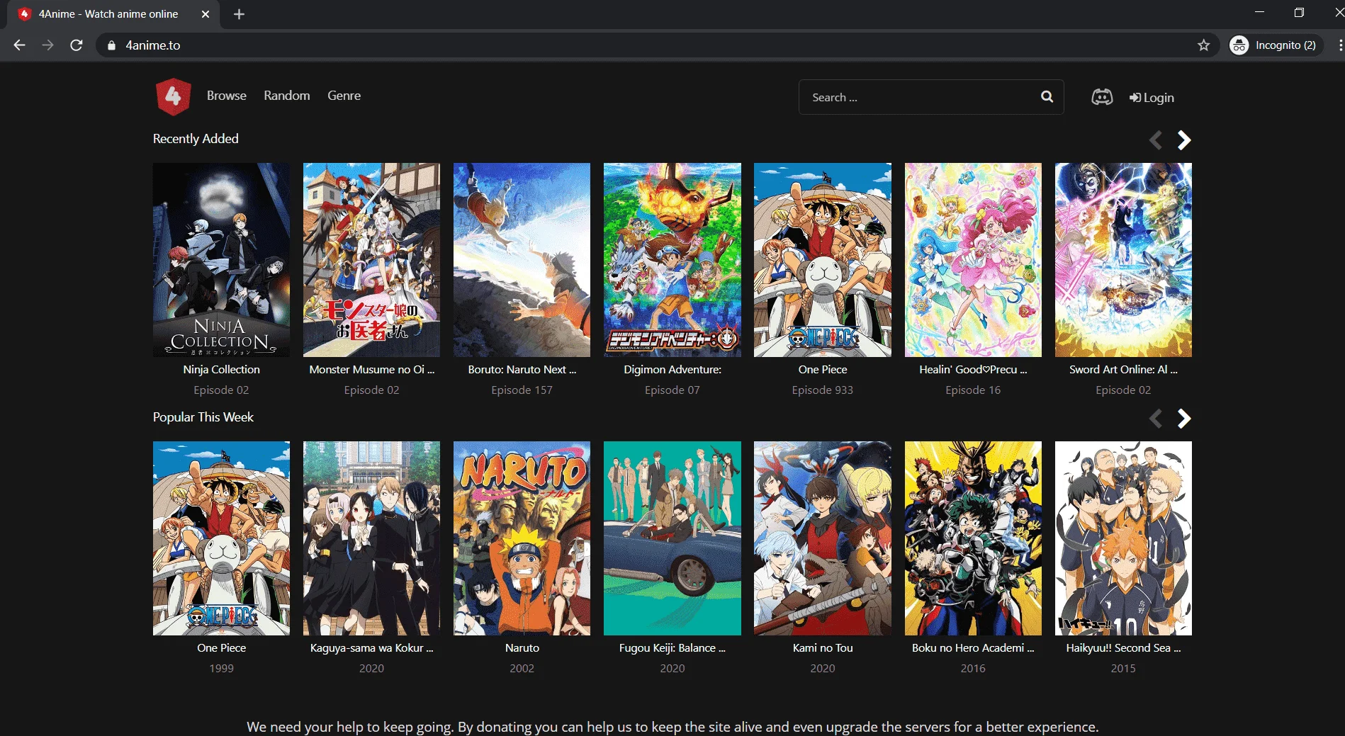 Anime [Sub/Dub] Website Without ADS?