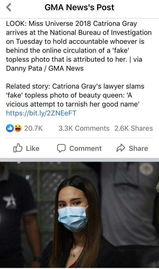 Catriona Gray Arrives at the NBI