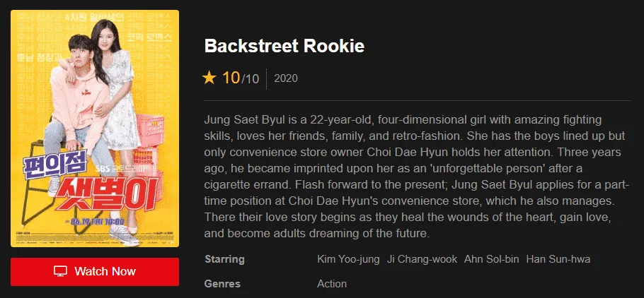 Backstreet Rookie [English Sub] SBS Complete