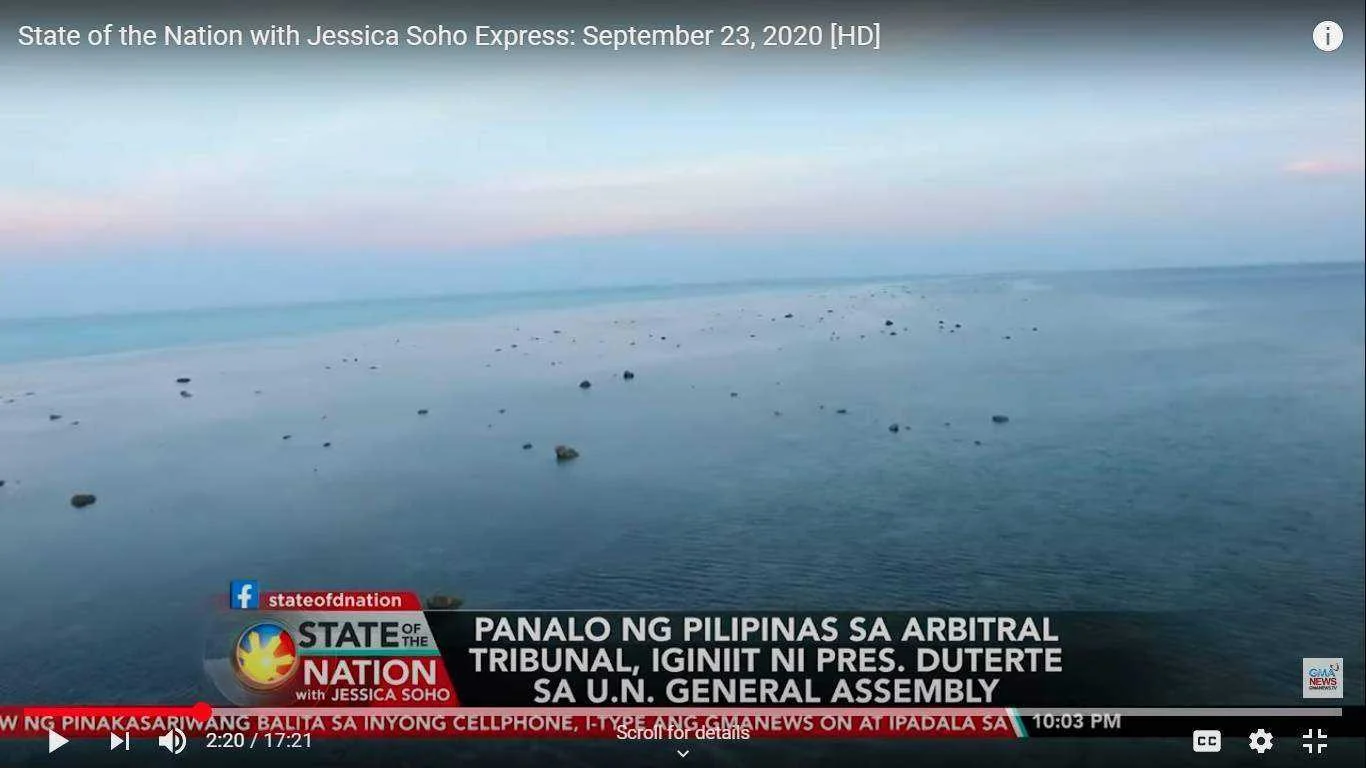 U.N general Assembly Duterte invokes arbitral ruling vs. China