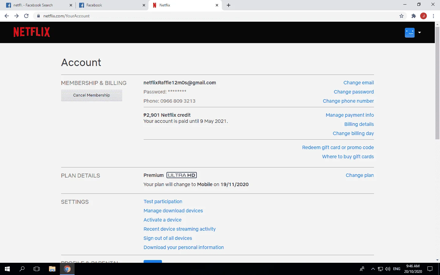 Share and Win Nétflí× Account 12 Months + Course Here Account.