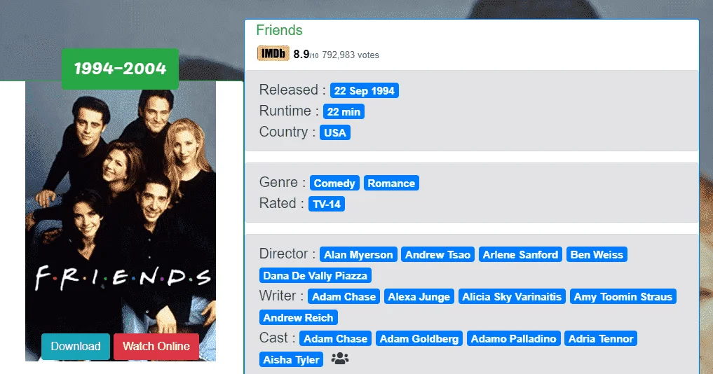 Friends  Complete TV Series (1994–2004)