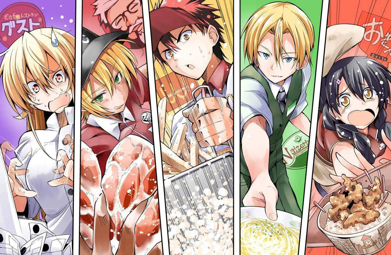 Foodwars Shokugeki No Sama (Season 1,2,3,4,5 + OVA) Low Size File