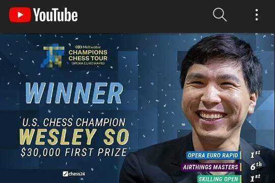 Congrats GM Wesley So
