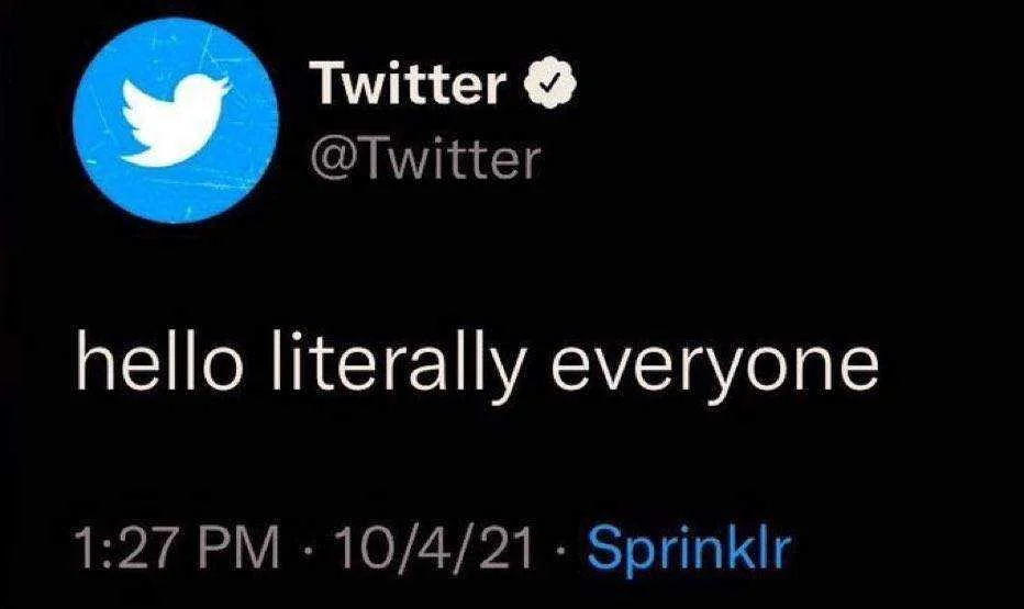facebook is down