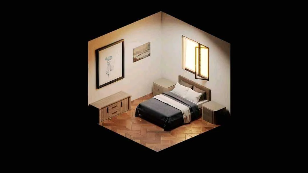 3D Isometric Interior