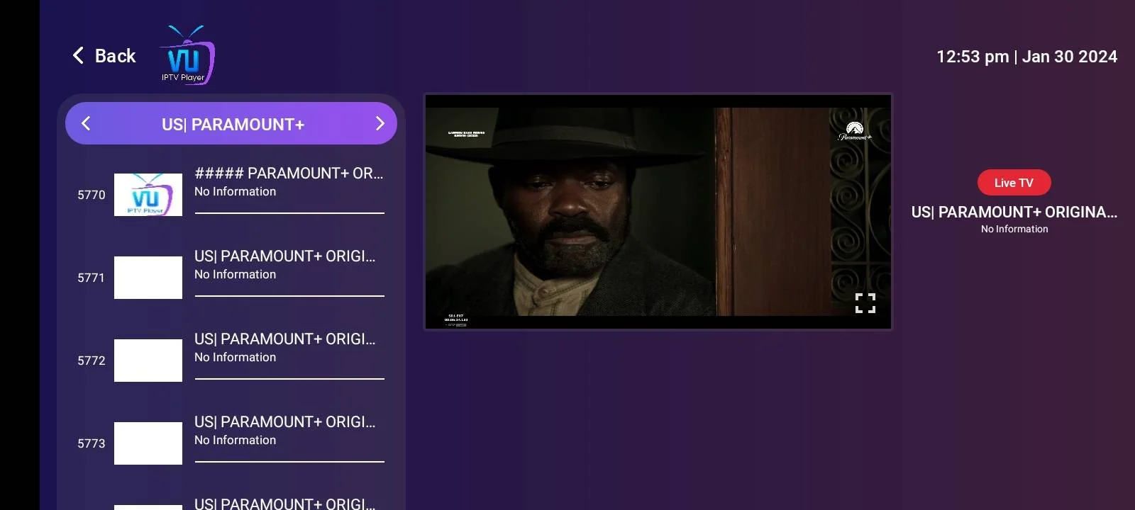 Paramount+ channel