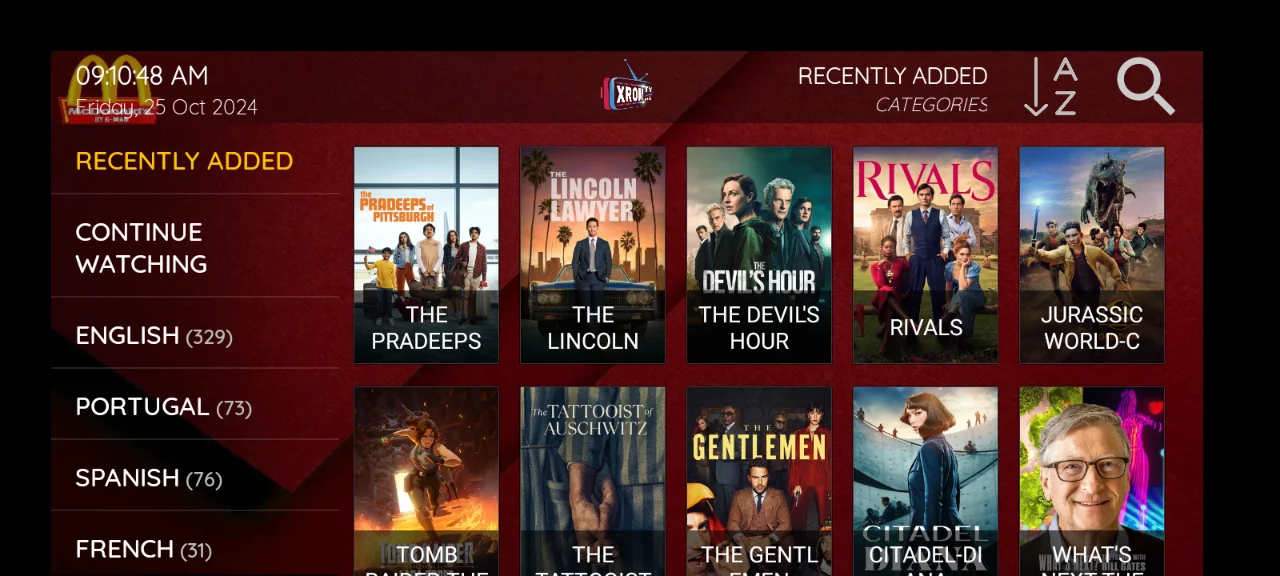 ( Updated ) XROMTV 2.0 Tv series