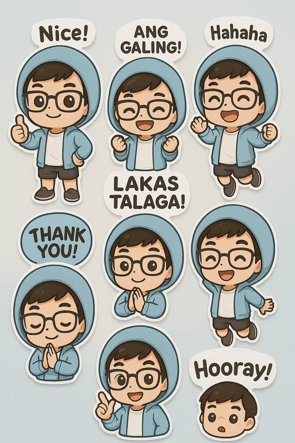 ᑕᕼᗩTGᑭT Chibi-Style Stickers