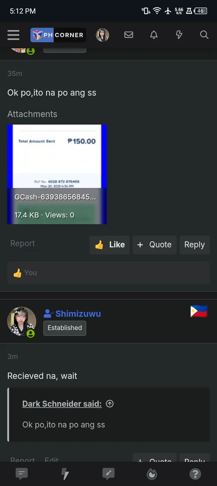 May 20, 1 sl sold