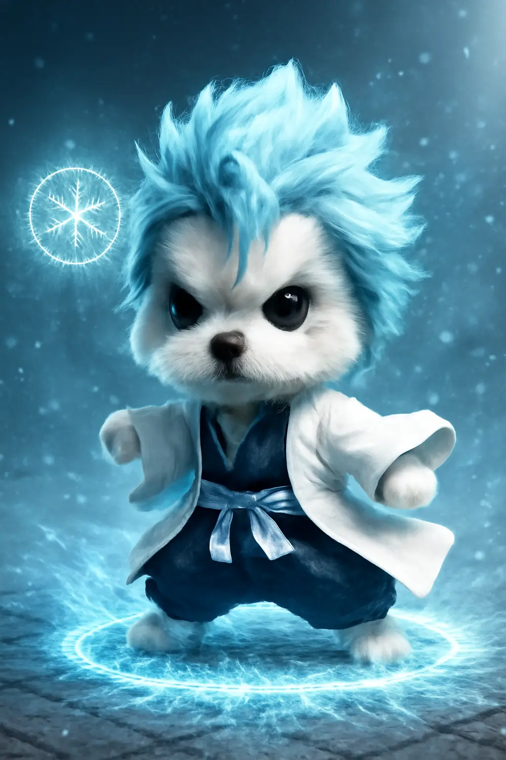 Toshiro Hitsugaya Chibi Character Dog