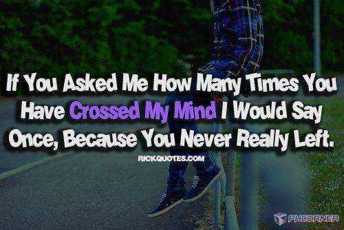 Crossed My Mind