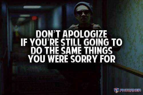 Apologize