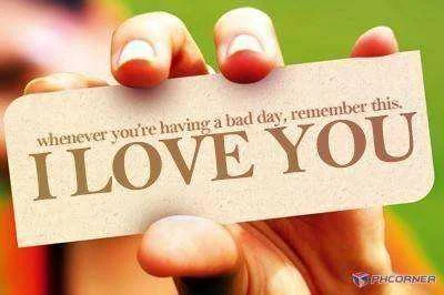 Love you...
