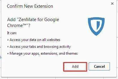 Adding Zenmate