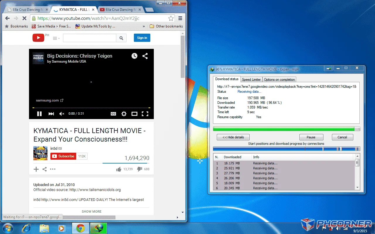 Internet speed up