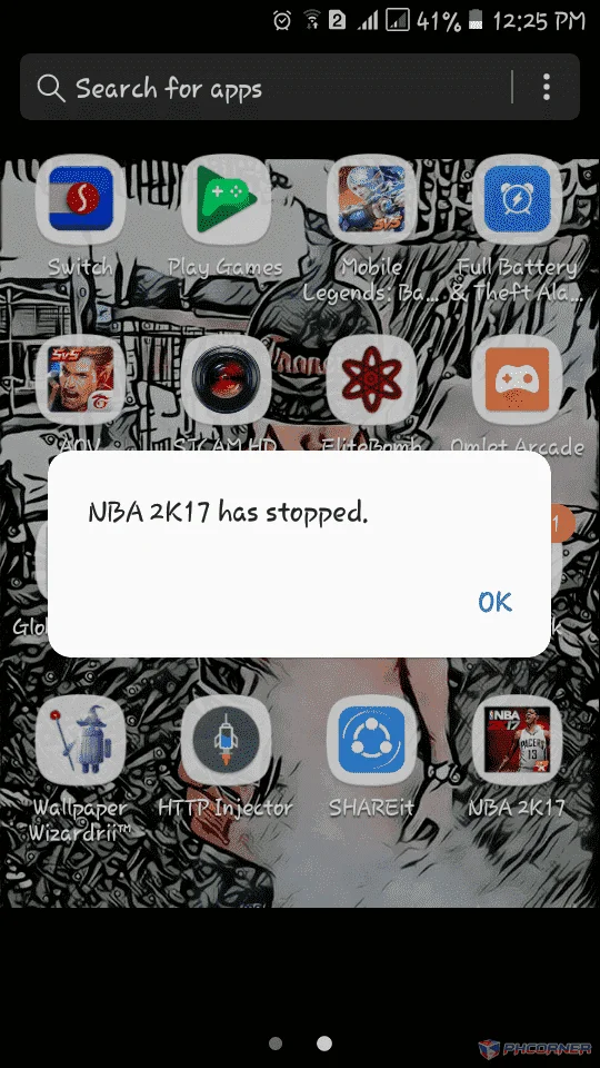 NBA 2k17 has stopped