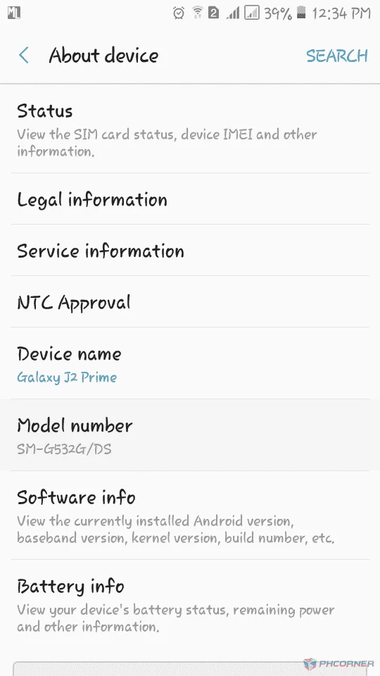 Samsung Galaxy J2 Prime