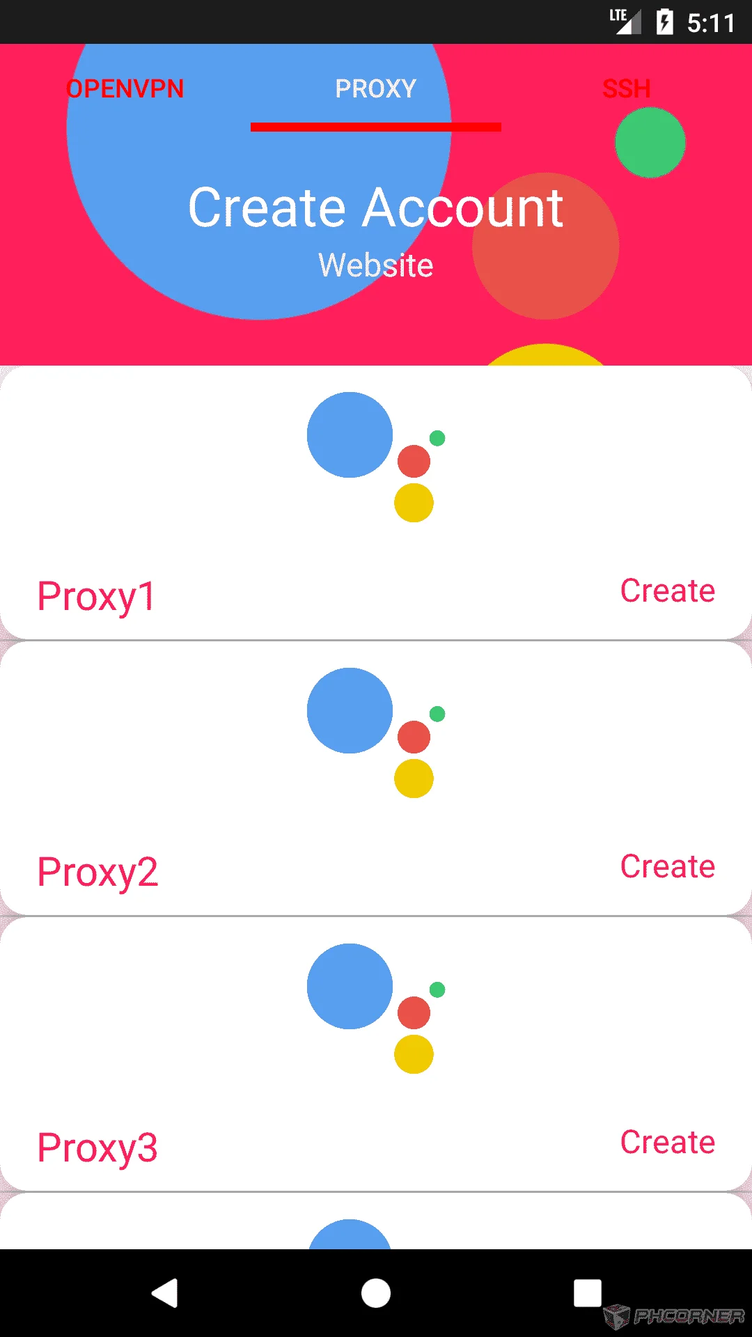 Create Accounts