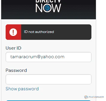 Idnotauthorized