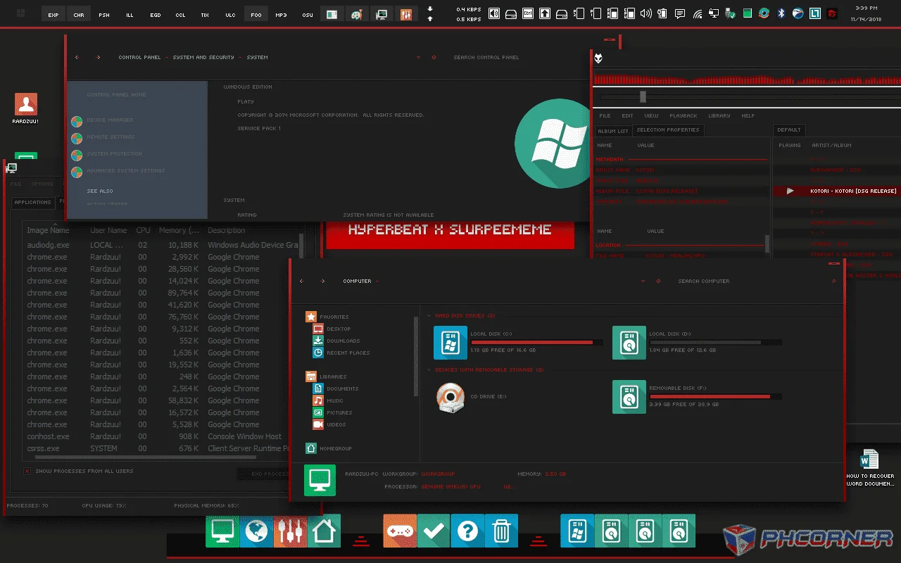 My Exclusive Customized Theme