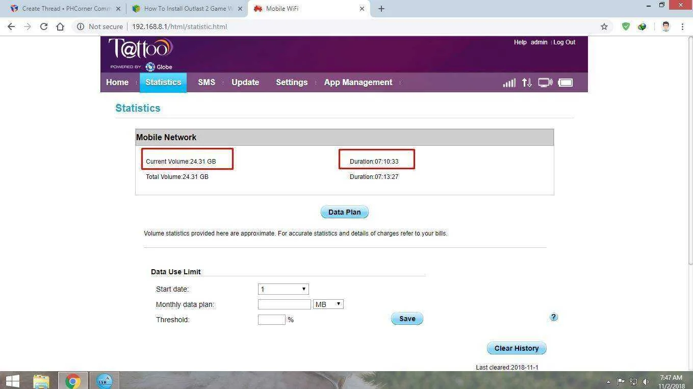 Panahon ng NO LOAD GLOBE :(