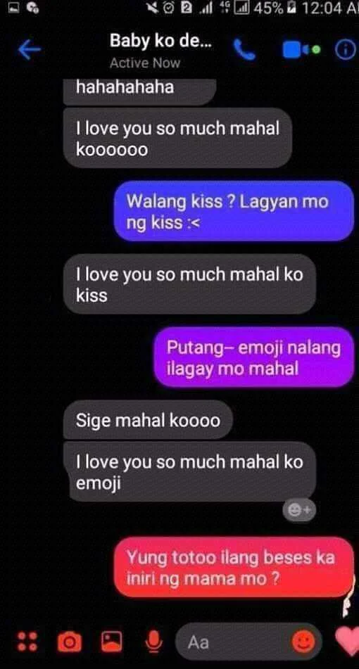 Nakakapikon kabobohan mo mahal...