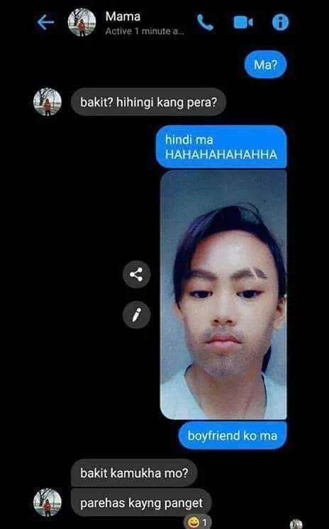 Hahahaha..harsh ni mama