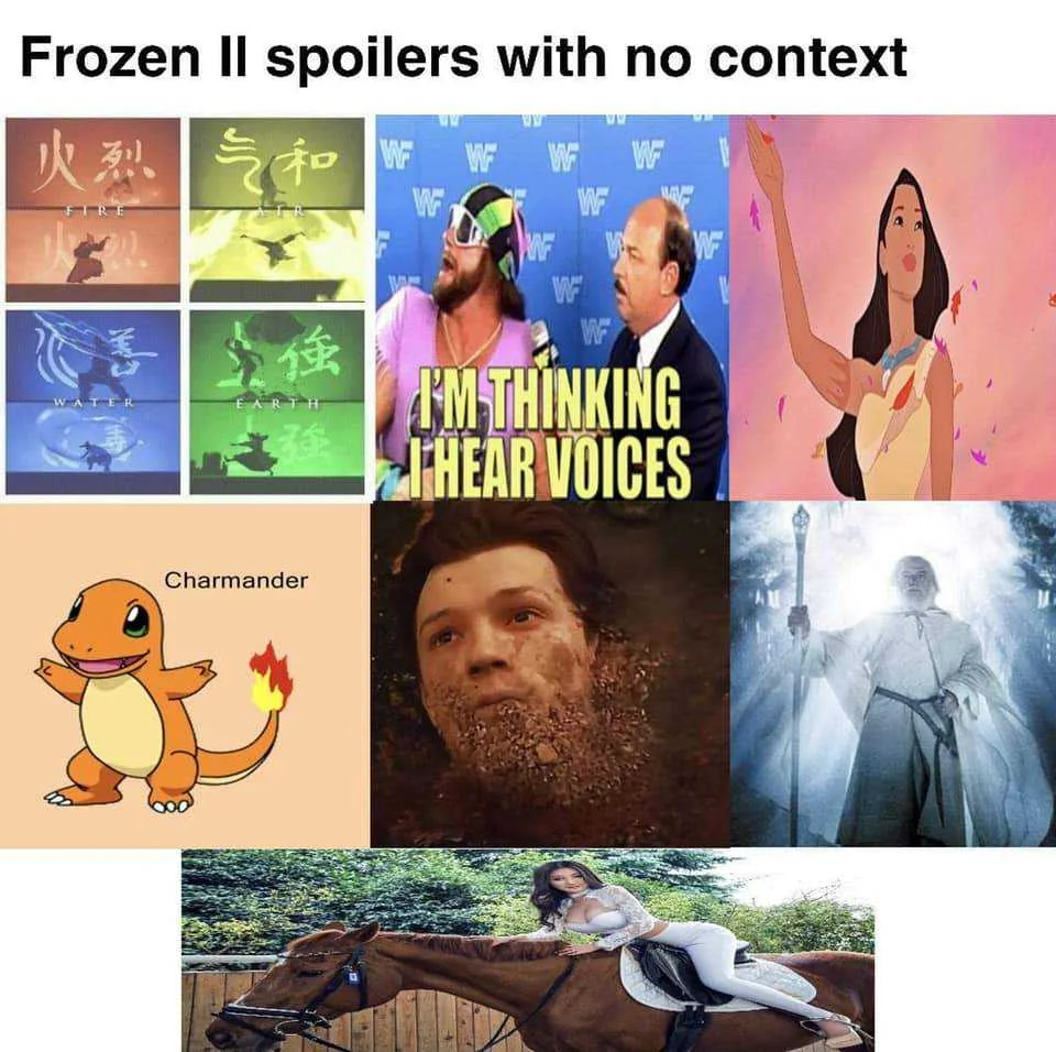 FROZEN II SPOILER with no CONTEXT