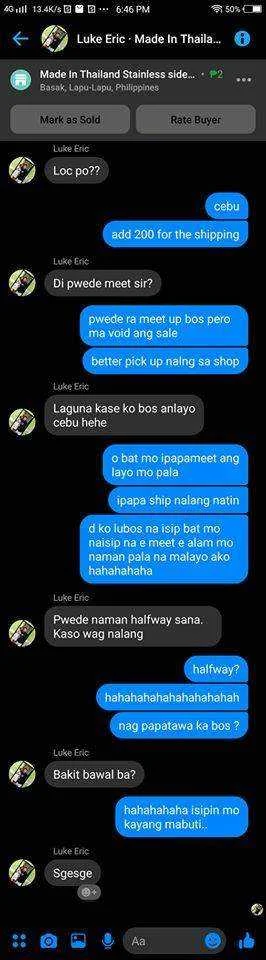 Ang sakit sa ulo ng BUYER na to :D