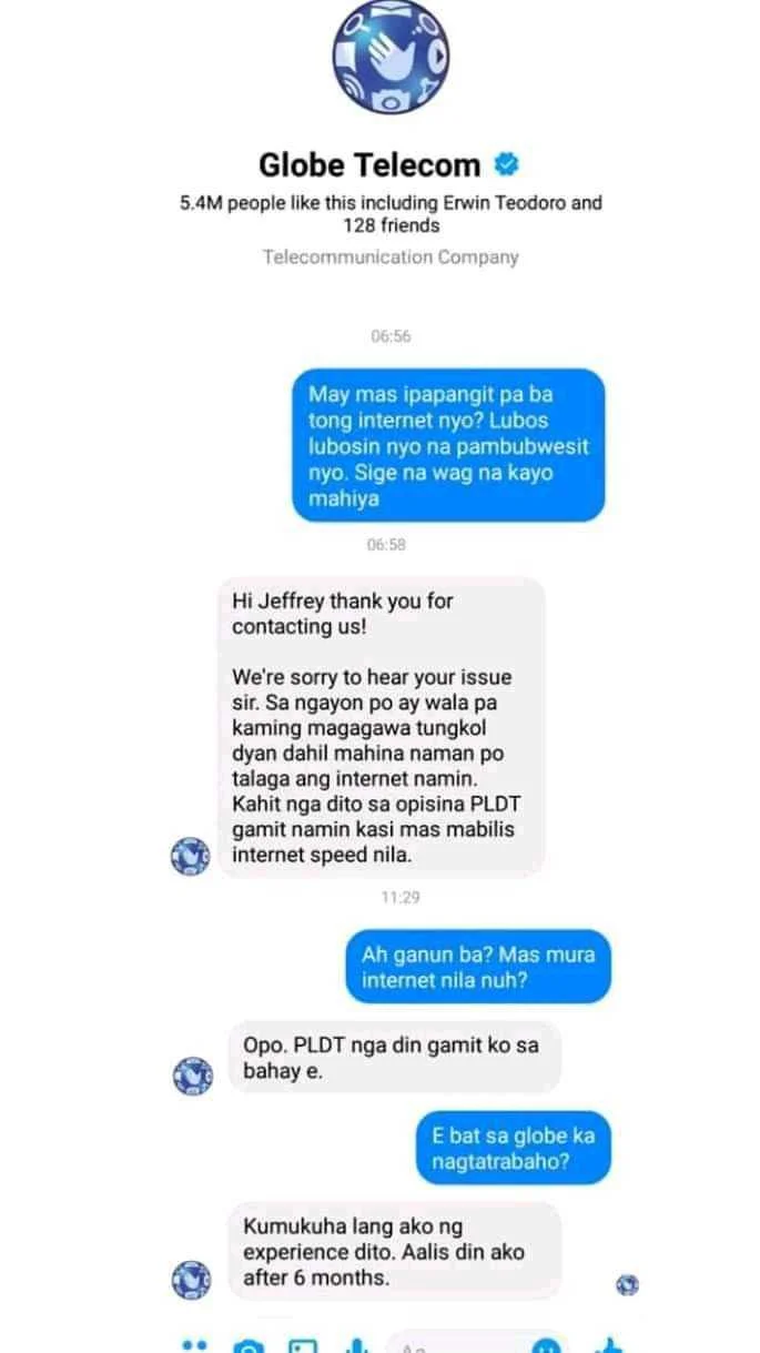 Patawa si Globe