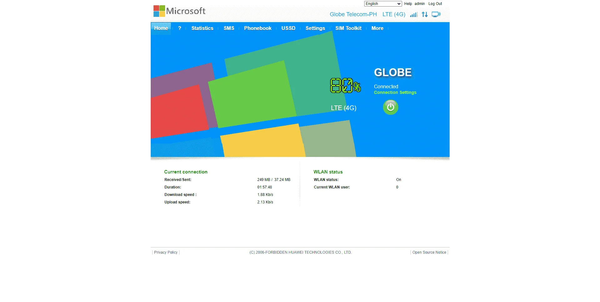 WEB UI Microsoft Theme