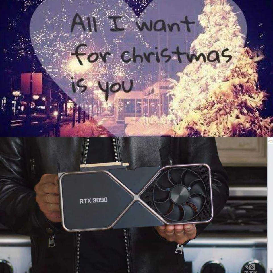 All I want for Christmas is you...